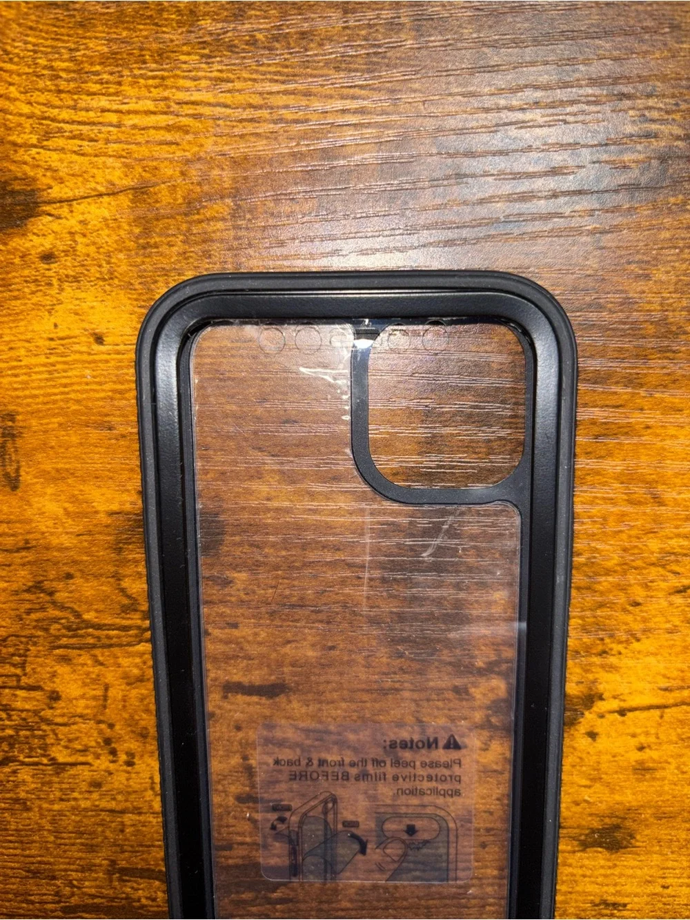 12 Mini Black Clear Back Protective Phone Case - Full Body Protective Case ✅✅✅🔥🔥